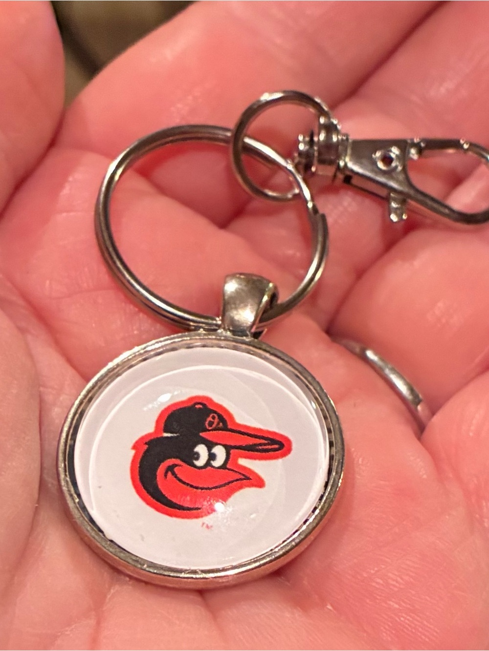 (2/$12,4/$20)Baltimore Orioles Logo Keychain